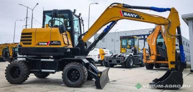 Экскаваторы - SANY SY65W Колесный экскаватор