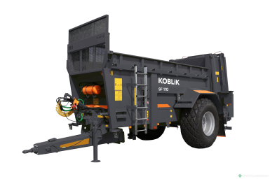 Разбрасыватели удобрений - KOBLiK Разбрасыватель органических удобрений SF 110 c вертикальной битерной системой
