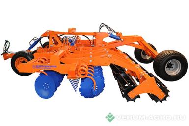 Бороны - БЕЛАГРОМАШ Дисковый мульчировщик полуприцепной ДМ-5х2М с катком КСК