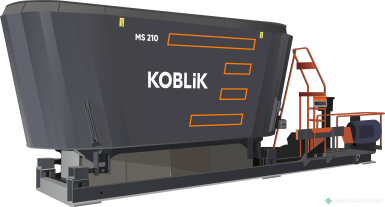 Кормораздатчики-смесители - KOBLiK Стационарный смеситель кормов MS 210 с выгрузным окном