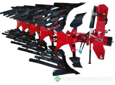 Плуги и глубокорыхлители - ALPLER Оборотный плуг 5ти корп.с перьевыми отвалами Tor 5, навесной плуг, болтовая защита