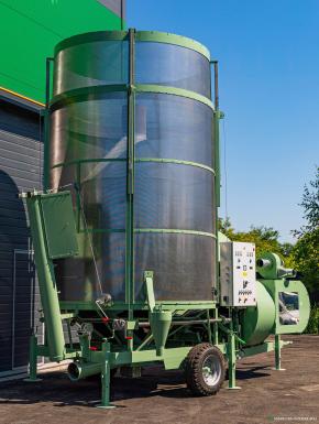 Зерносушильное оборудование - AGRONEZH М20 Мобильная зерносушилка ВОМ+Электропривод/ Дизель