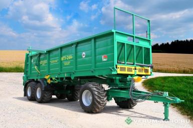 Разбрасыватели удобрений - БОБРУЙСКАГРОМАШ Машина для внесения твердых органических удобрений МТУ-24А-1