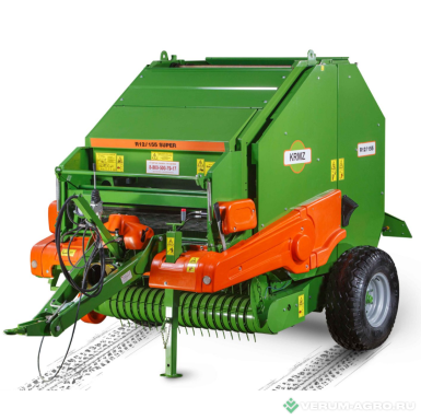Пресс-подборщики - KRMZ Пресс-подборщик рулонный R12/155 Super с сетеувязочным устройством