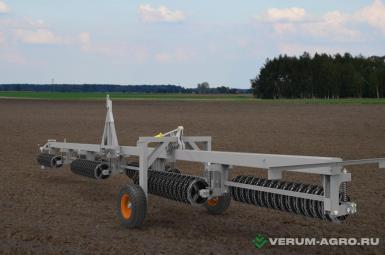 Плуги и глубокорыхлители - ВЕЛЕС Каток зубчато-кольчатый КЗК-12,4 