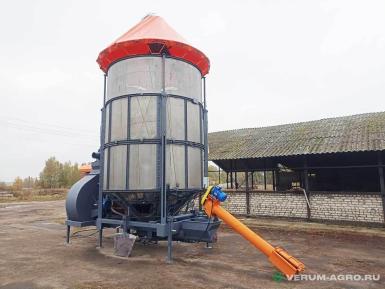 Зерносушильное оборудование - АТМ -34 дизель, 1,5 мм перфорация, аспирация, крыша