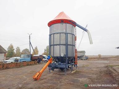 Зерносушильное оборудование - АТМ -34 дизель, 1,5 мм перфорация, аспирация, крыша