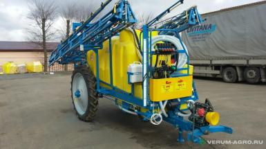 Опрыскиватели прицепные - РЕМКОМ ОП-3000-28 прицепной опрыскиватель, компьютер Bravo 400S, миксер