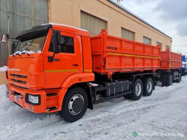 Грузовой автотранспорт - КАМАЗ 45143-507012-56 Самосвал сельхозный, с боковой разгрузкой