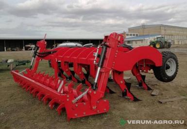 Плуги и глубокорыхлители - КАМА Глубокорыхлитель цельносварной KAMA TIGER G2,5, двойной зубчатый каток