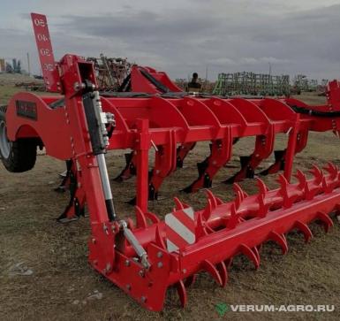 Плуги и глубокорыхлители - КАМА Глубокорыхлитель цельносварной KAMA TIGER G2,5, двойной зубчатый каток