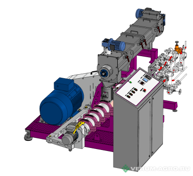 Экструдеры - ЖАСКО Пресс-экструдер ПЭ-1100УК Производительность, кг/ч
1300-2100
Установленная м