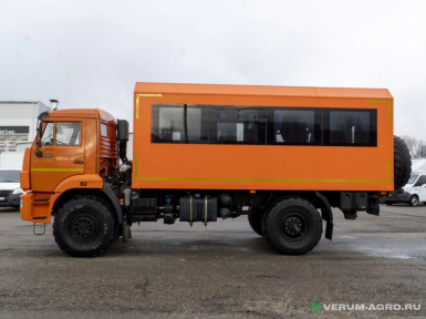 Специальные автомобили - КАМАЗ 43502, вахтовый автобус 4х4, 20+2 мест