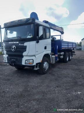 Специальные автомобили - SHACMAN SX32586V384 Кран манипулятор автомобильный Hangil HGC976