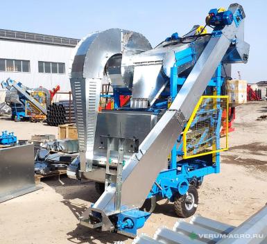 Зерноочистительное оборудование - ВАТСЕРВИС ОВС-25Ц очиститель вороха самопередвижной (оцинкованный)