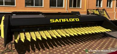 Жатки и оборудование для комбайнов - SANFLORO Жатка подсолнечниковая безрядковая SАNFLORO Shaft  