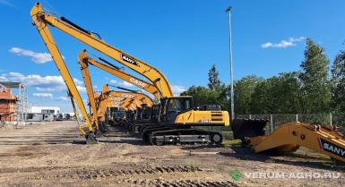 Экскаваторы - SANY SY330H Long Reach, 20м (Длиннорукий экскаватор) Гусеничный экскаватор