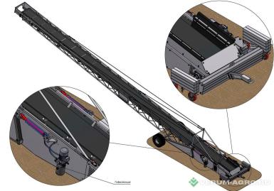 Прочее - КОНВЕЙЕРМАШ Конвейер для буртовки зерна 
