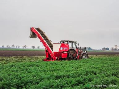 Специальные комбайны - SIMON S2DCMR, однорядный морковоуборочный комбайн 