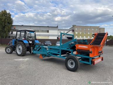 Картофелеуборочные комбайны - HANMA Комбайн картофелеуборочный двухрядный с выгружателем