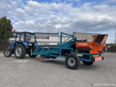 Картофелеуборочные комбайны - HANMA Комбайн картофелеуборочный двухрядный с выгружателем
