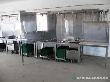 Оборудование для мясопереработки - ПОЛИПРОМ ЛИНИЯ УБОЯ КРОЛИКОВ И ПТИЦЫ РАЗВЕРНУТАЯ «ЛЗК-100.1 