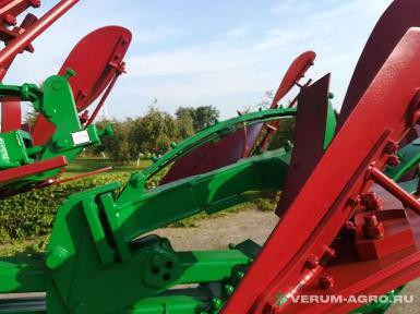 Плуги и глубокорыхлители - МРЗ плуг полунавесной оборотный ППО-6-35/50K, (4+1+1) со сплошным винтовым отвалом и рессорной защитой
