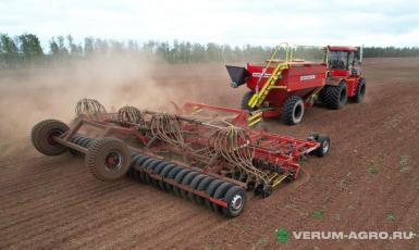 Сеялки - ПК-АГРОМАСТЕР AGRATOR Tiller-DISK 9000, с культиватором сошник дисковый, с бункером 12 м
