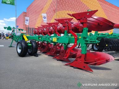 Плуги и глубокорыхлители - МРЗ плуг полунавесной оборотный ППО-6-35/50-01,  (4+1+1) со сплошным винтовым отвалом