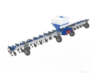 Культиваторы - AGROKRAFT Роботизированный Культиватор междурядный ГЕЛИОС 18х45 с точным наведением EXACT и ГРАН 1600