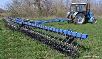 Бороны - ЮЖНЫЙ ВЕТЕР Борона мотыга ротационная БМР-12 прицепная