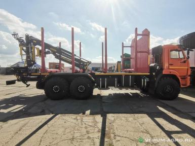 Специальные автомобили - КАМАЗ 43118-50 сортиментовоз 6х6 с ГМУ ВМ10-74 (ВВ),  вездеход