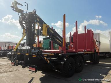 Специальные автомобили - КАМАЗ 43118-50 сортиментовоз 6х6 с ГМУ ВМ10-74 (ВВ),  вездеход