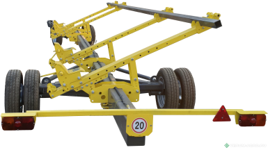 Жатки и оборудование для комбайнов - CARRELLO 9.2 Универсальная двухосная тележка