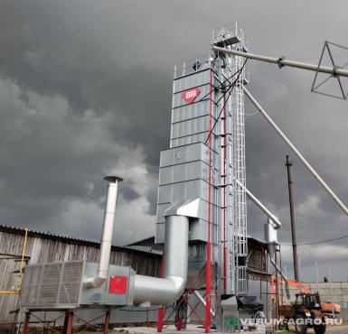 Зерносушильное оборудование - ANTTI Мобильная зерносушилка  Agrosec 55MF3 дизель/газ