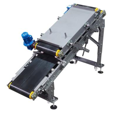 Прочее - VZVT Пресс-конвейер для прокатки мешков наклонный ЛТ2х2 (L 2,5/1,5; ширина 0,5 м)