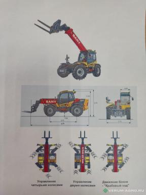 Телескопические погрузчики - SANY STH742