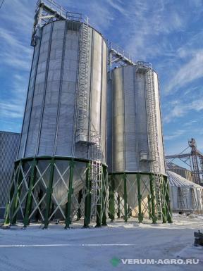 Силосы для хранения - КОМПЛЕКС АГРО Силос с конусным дном  825.10Т.45