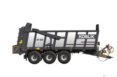 Разбрасыватели удобрений - KOBLiK Разбрасыватель органических удобрений SF 320 c вертикальной битерной системой