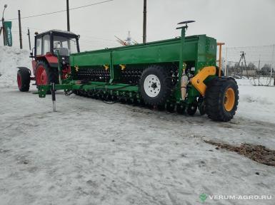 Сеялки - BAODING сеялка зернобобовая дисковая механическая СЗ 5,4Д, прикатка, транспортное устройство