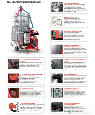 Зерносушильное оборудование - FRATELLI PEDROTTI Super 120 Электропривод
