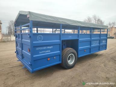 Прицепы для с/х техники - ЕСХТ Прицеп для перевозки скота ПТСЕ-6