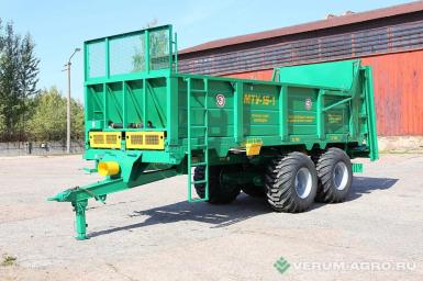 Прицепы для с/х техники - БОБРУЙСКАГРОМАШ Машина для внесения твердых органических удобрений МТУ-15-1