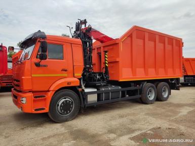 Специальные автомобили - КАМАЗ 65115 ломовоз с КМУ ЛОМОВОЗ с КМУ