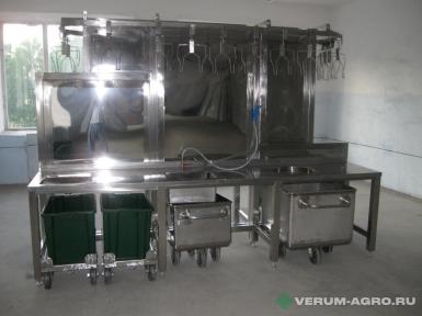 Оборудование для мясопереработки - ПОЛИПРОМ ЛИНИЯ УБОЯ КРОЛИКОВ И ПТИЦЫ «ЛЗК-100» 