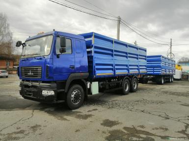 Грузовой автотранспорт - МАЗ 653518 бортовой зерновоз