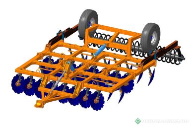 Бороны - БЕЛАГРОМАШ БДМ-3,2х4/0,9 Борона дисковая прицепная модульная