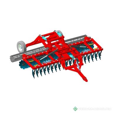 Бороны - АРТАЙУС Борона дисковая «» БДМ 7х3ПК шаг 350 (планч.каток) режущий узел на прижим