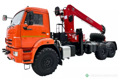Грузовой автотранспорт - КАМАЗ Седельный тягач с КМУ 659102-160992-50 (6x6) 