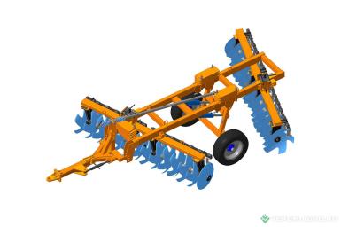 Бороны - БЕЛАГРОМАШ Борона дисковая тяжелая БДТ-2,8С 